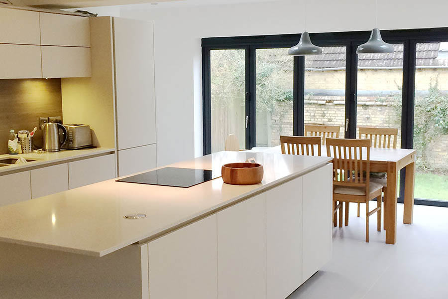 kitchen extension with bifold doors